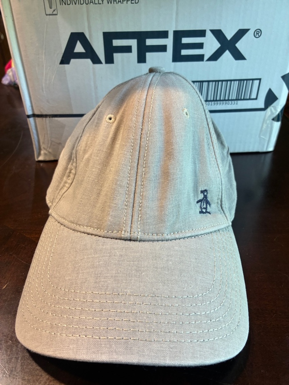 Original Penguin Baseball Cap with Navy Logo